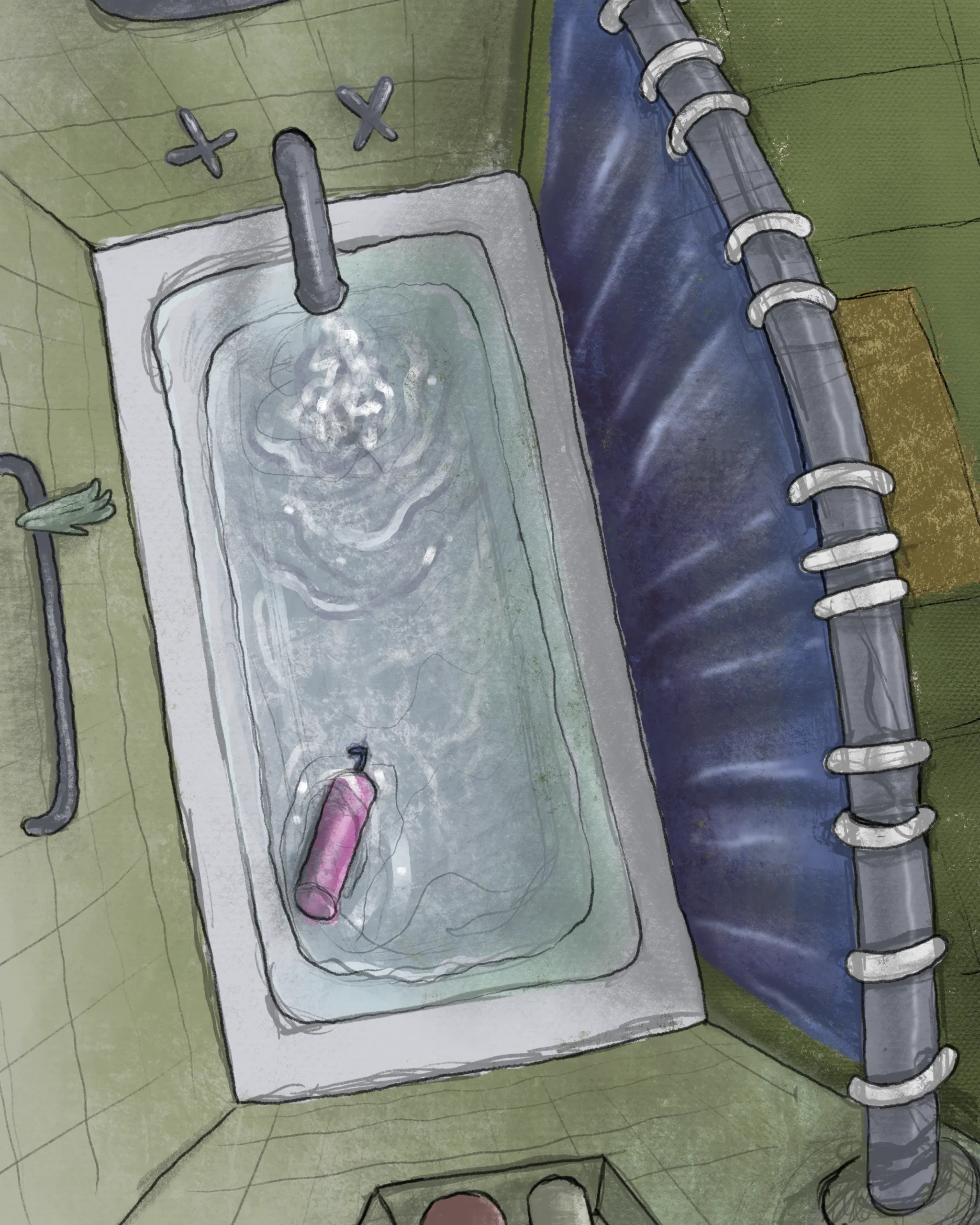 Bath W: Pink Shampoo